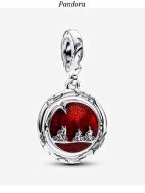 Authentic Stranger Things Glow-in-the-dark Upside Down Dangle Pandora Charm